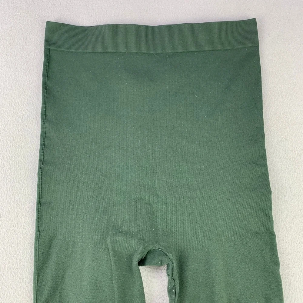 BLANQI Everyday Leggings Women XL Green High Waisted‎ Seamless Maternity Support